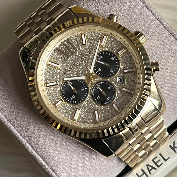 Michael Kors Oversized Lexington Gold-Tone Watch – Brand New (MK8494) - Picture 11 of 11